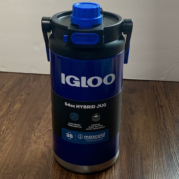 Igloo 54oz Hybrid Sports Jug Cooler Blue New - Picture 9 of 11